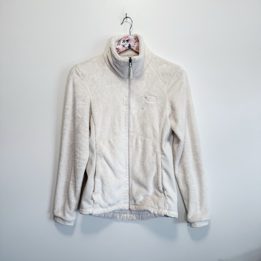 THE NORTH FACE Tech Osito Cream Fleece Sherpa Full Zip Jacket Women’s Small